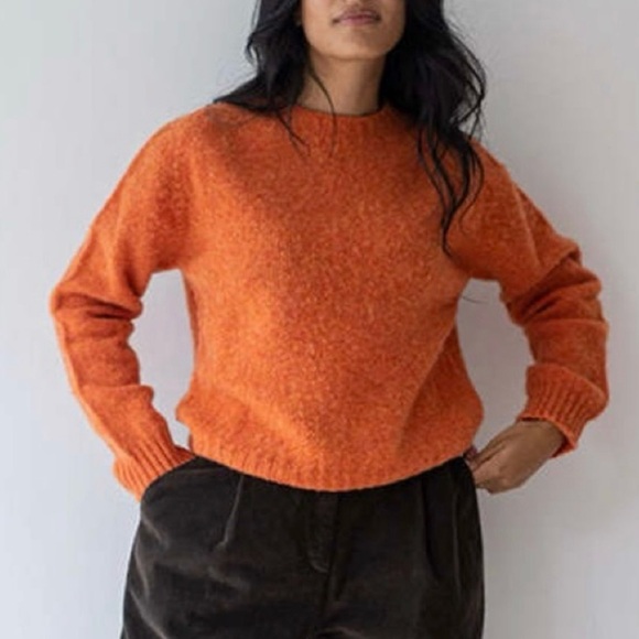 Howlin brown textured wool sweater - Picture 9 of 14